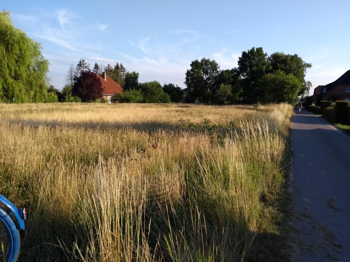 Huette Kroetenhof, Radfahrer Uebernachtung Barforde Buitenkant foto